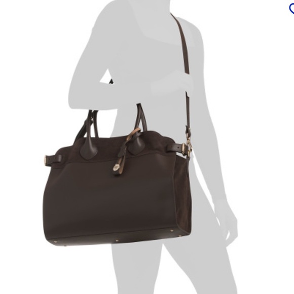 š„BOLDRINI SELLERIA Large Elegant Florentine Leather Tote Satchel Bagš„NWT - Picture 5 of 17